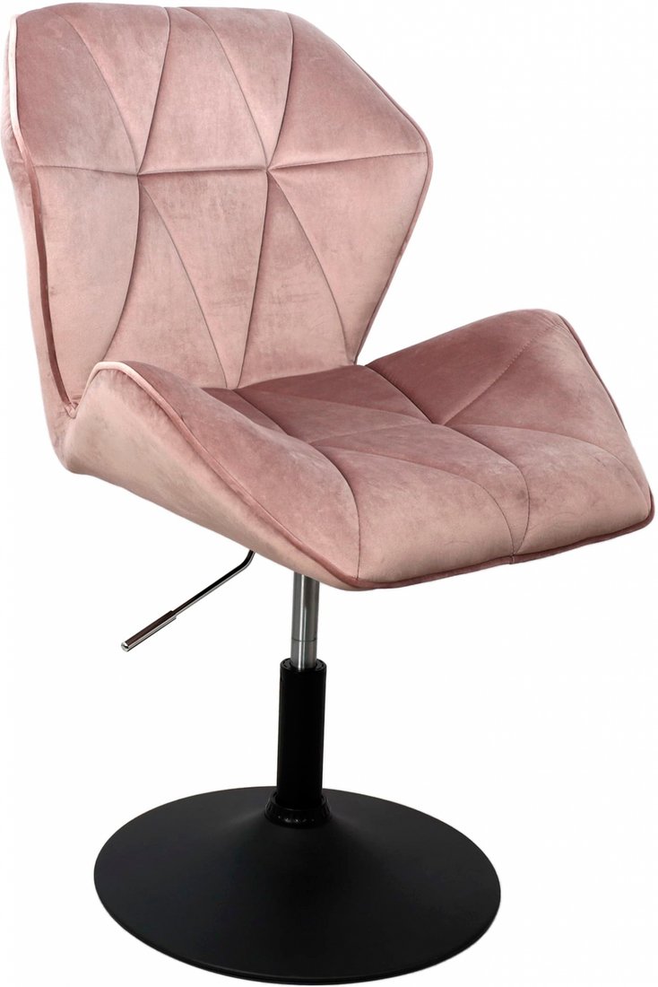 

Стул AksHome Oslo (велюр пыльная роза/черный)