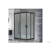 Душевой уголок Royal Bath RB1085HPD-C-BL 85х100
