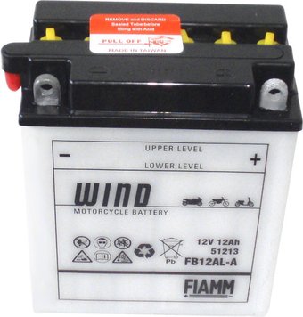 Мотоциклетный аккумулятор FIAMM FB12AL-A (12 А/ч)