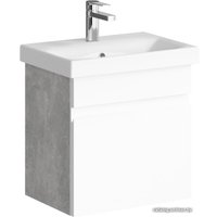 Aqwella Тумба Smart 50 SRT0105BS с умывальником Moduo Slim UM-MOD50SL/1