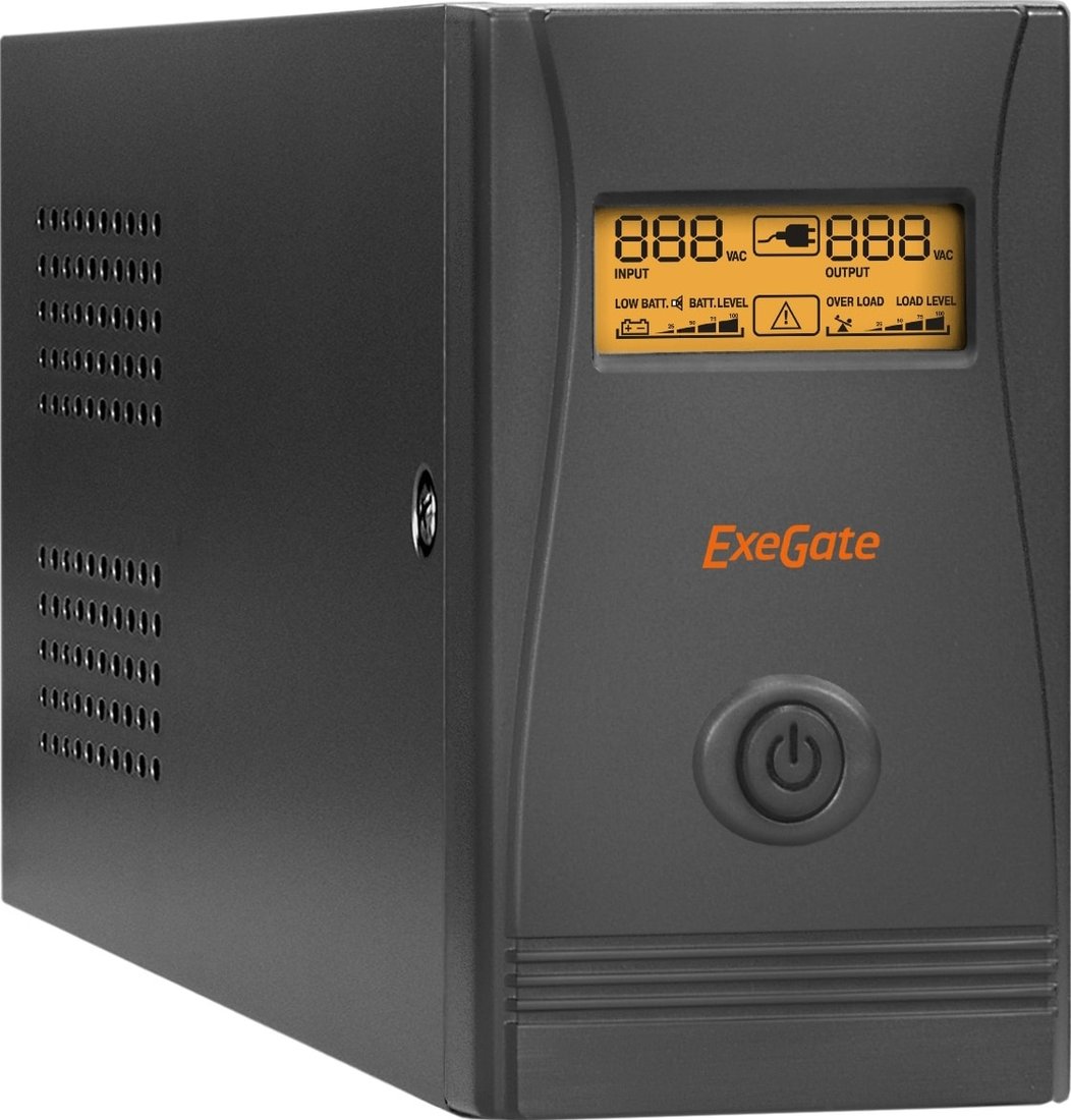 

Источник бесперебойного питания ExeGate Power Smart ULB-800.LCD.AVR.C13.RJ.USB