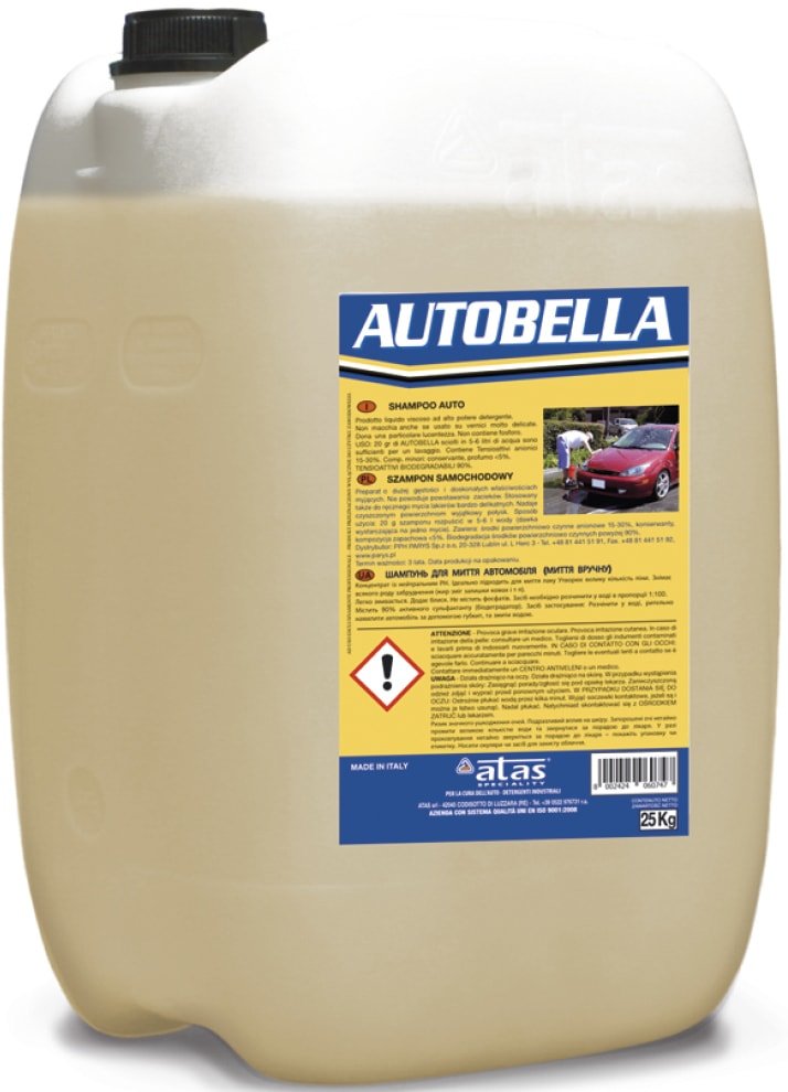 

ATAS Автошампунь для ручной мойки Autobella 10 кг