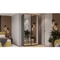 Шкаф-купе Трия Оскар Т2 1200 271156 (ручка черная/серый графит)