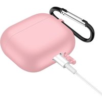 Чехол Sundays для AirPods 3 с карабином (розовый)