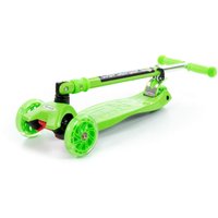 Двухколесный детский самокат Полесье Со складной ручкой 0072C 94391 (зеленый)