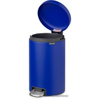 Мусорное ведро Brabantia Pedal Bin NewIcon 12 л (минерально-синий)