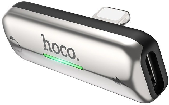 

Адаптер Hoco LS27 Lightning (серебристый)