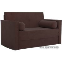 Диван Мебель-АРС Санта №2 (велюр шоколадный НВ-178 16)
