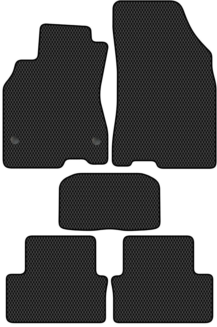 

Комплект ковриков для авто Alicosta Renault Fluence (седан) 2009 - 2017 (черный, ромб)