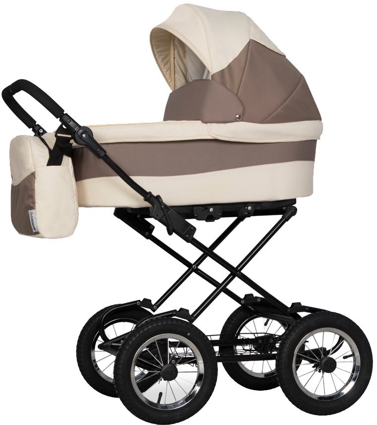 

Универсальная коляска Riko Basic Mario Classic (2 в 1, 04 бежевый)