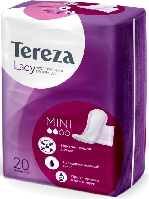 

Урологические прокладки Tereza Med Mini (20 шт)