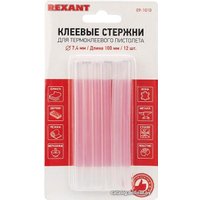 Клеевые стержни Rexant 09-1010 (12 шт, прозрачный)