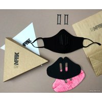 Респиратор-полумаска A12Mask v4.0 AirPro Многоразовая маска-респиратор (черный, M)