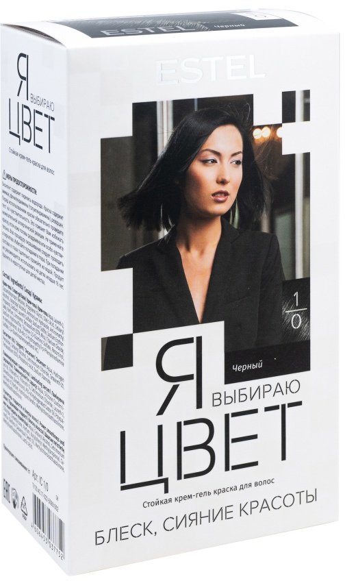 

Крем-краска для волос Estel Я Выбираю Цвет 1/0 черный