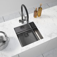 Кухонная мойка ZorG ZRE 4545 graphite