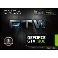 Видеокарта EVGA GeForce GTX 1080 FTW GAMING ACX 3.0 8GB GDDR5X [08G-P4-6286-KR]