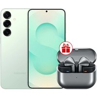 Телефон Samsung Galaxy S25+ SM-S936B 12GB/512GB (мятный) и наушники Samsung Galaxy Buds 3 Pro по акции