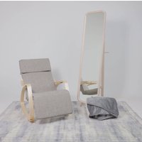 Зеркало Файрум Oland 46x169.5см (белёный)