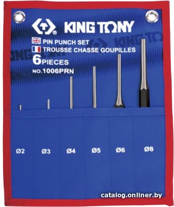 Набор выколоток King Tony 1006PRN (6 предметов)