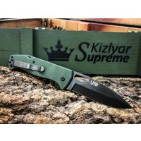 Складной нож Kizlyar Supreme Ute 440C BlackWash Green