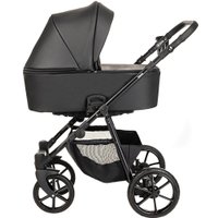 Универсальная коляска Pituso Tossa 2 в 1 (кожа, black)