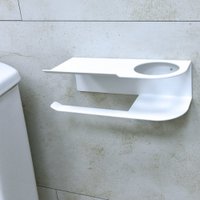 Держатель для туалетной бумаги Мультидом ХП34-292 (белый)