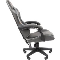 Игровое (геймерское) кресло CHAIRMAN CH28 (экокожа, черный/серый)