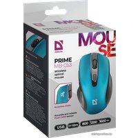 Мышь Defender Prime MB-053 (бирюзовый)