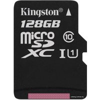 Карта памяти Kingston microSDXC (Class 10) UHS-I 128GB (SDCX10/128GBSP)