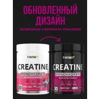 Моногидрат креатина 1WIN MONOHYDRATE (200г, ягодный микс)