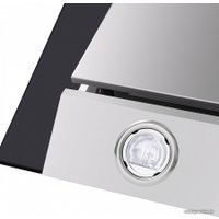 Кухонная вытяжка MAUNFELD Gloria 60 (нержавеющая сталь/черное стекло)