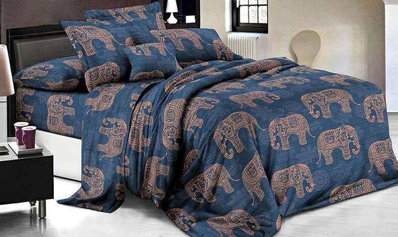 

1.5-спальный комплект постельного белья Бояртекс № 7183-3 1.5сп (креп-жатка)