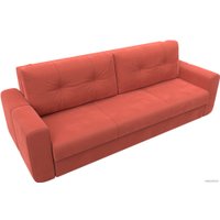 Диван Лига диванов Лига-031 121265 (микровельвет коралловый)