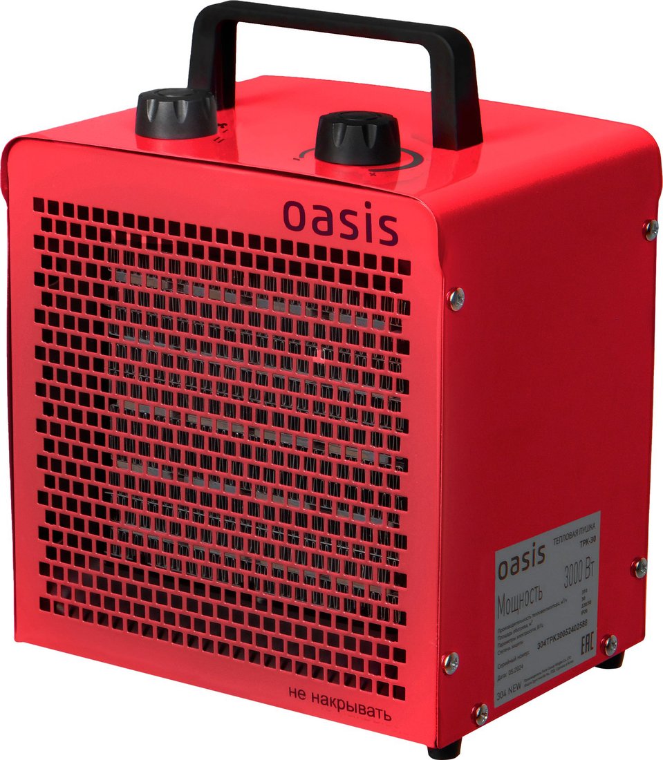 

Электрическая тепловая пушка Oasis TPK-30 new