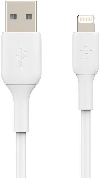 Кабель Belkin CAA001bt2MWH USB Type-A - Lightning (2 м, белый)