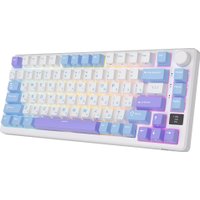 Клавиатура Royal Kludge RK-M75 RGB Taro Milk (RK Silver)