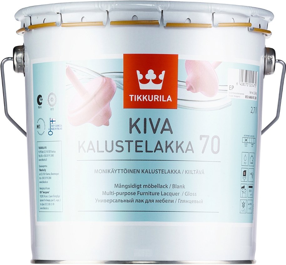 

Лак Tikkurila Kiva 0.9 л (глянцевый)