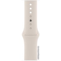 Умные часы Apple Watch SE 2 44 мм (алюминиевый корпус, звездный свет/звездный свет, спортивный силиконовый ремешок M/L)