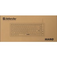 Клавиатура Defender Maro GK-325 (серый/белый)