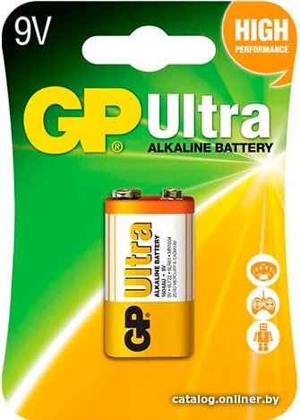 Батарейка GP Ultra Alkaline 9V