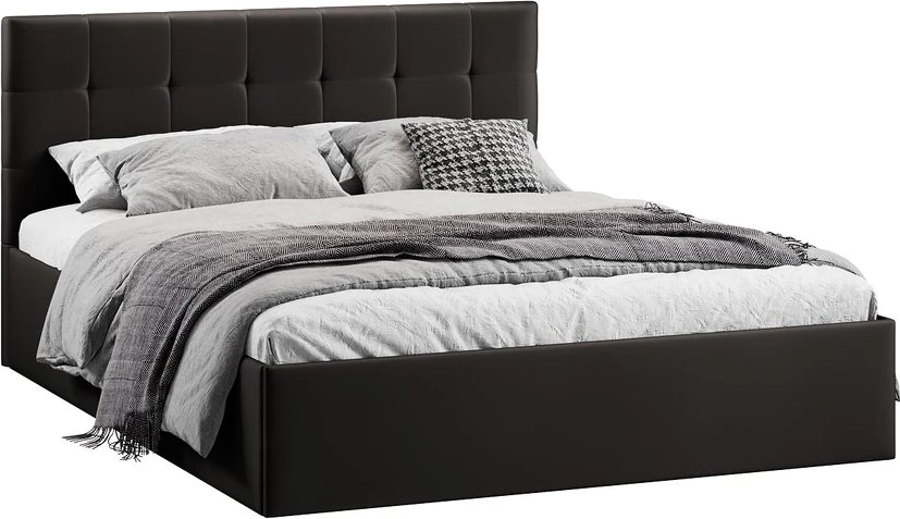 

Кровать Трия Джоли Тип 1 универсальный 140x200 (велюр Confetti Stone)