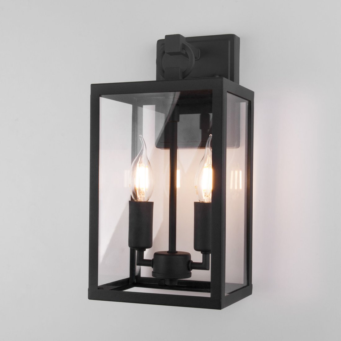 

Уличный настенный светильник Elektrostandard Candle 35150/D (черный)