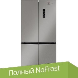 

Четырёхдверный холодильник Weissgauff WCD 450 X NoFrost Inverter