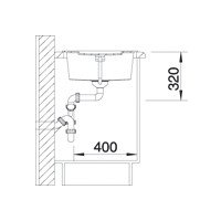 Кухонная мойка Blanco Metra 5 S 513205 (белый)