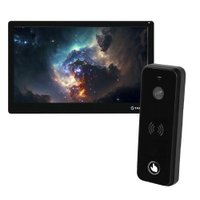 Комплект видеодомофона Tantos Stark HD SE Tuya (черный) + iPanel 2 HD (черный)
