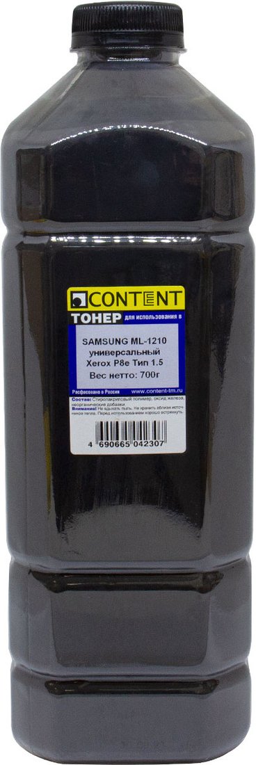 

Тонер Content Универсальный для Samsung ML-1210/Xerox P8e Тип 1.5 700 г