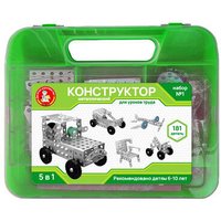 Металлический конструктор Десятое королевство Для уроков труда 5 в 1 №3 02456