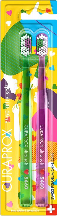 

Набор зубных щеток Curaprox Ultrasoft D-0.10 Duo Love 2023 (2 шт)