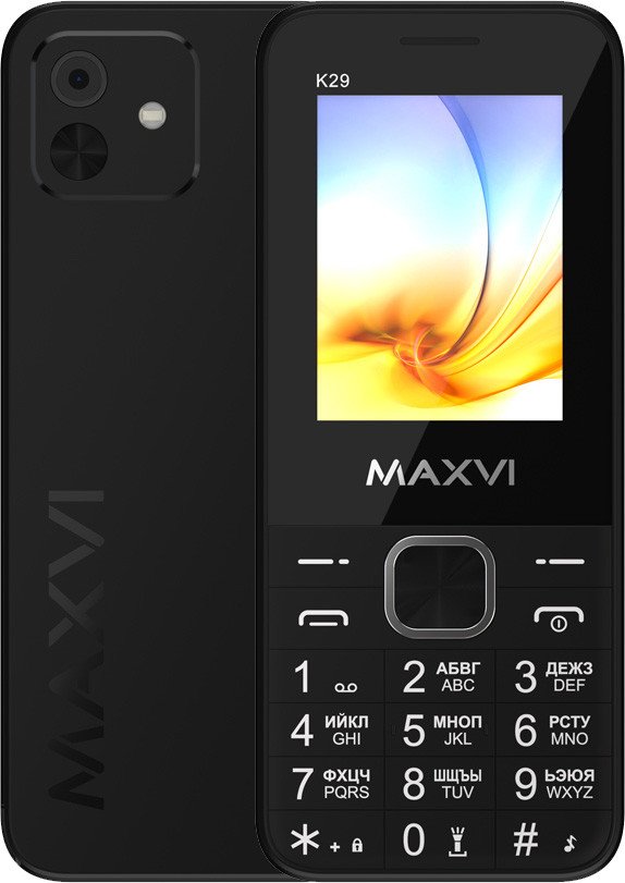 Кнопочный телефон Maxvi K29 (черный)