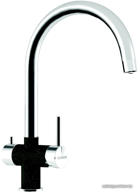 Смеситель Schock Ares Cristalite (сталь/оникс)